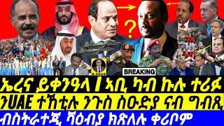 @gDrar Oct15 ኤረና ይቀንዓላ I ኣቢ ካብ ኩሉ ተሪፉ I UAE ስዑድያ ንግብጺ I Saudi-Egypt I HOA Alliance I Abiy Isolated