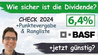 BASF Aktienanalyse 2024: Wie sicher ist die Dividende? (+günstig bewertet?)