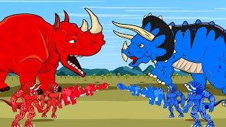 GIANT RHINO vs TRICERATOPS: Who Is The King Of Dinosaurs Jurassic World On Monsterverse?