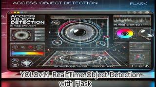 YOLOv11 Object Detection with Flask | Object Detection Web Application