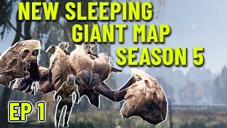 Everything About New Sleeping Giant Map In Season 5 - New Benches & Hunting The Crab Last Oasis Ep1