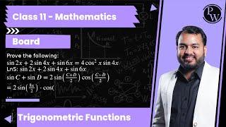 Prove the following: sin 2 x+2 sin 4 x+sin 6 x=4 cos ^2 x sin 4 x LnS: sin 2 x+2 sin 4 x+sin 6 x ...