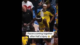 Pacers come together after Hali's injury