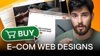 Top 4 AMAZING E-commerce Website Designs