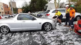 Сильний Град у Канберра,Австралія.  20.01.2020 / Hailstorm in Canberra,Australia, 20.01.2020