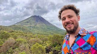 Walking through an active volcano in Costa Rica | ARENAL VOLCANO 