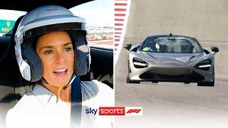 Danica Patrick races a McLaren around Circuit of the Americas!