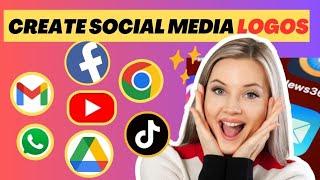 how to create social media logos in corel draw| corel draw tricks in hindi|facebook|youtube|tiktok