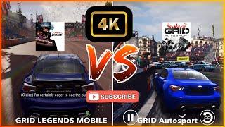 GRID Legends Mobile VS GRID Autosport | Gameplay & Graphics Comparison | Ultra 4K -  RianeTube4K