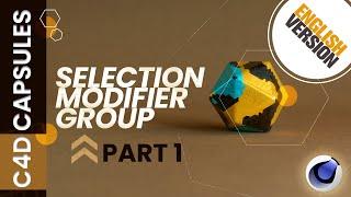 Random Procedural Selections C4D | Selection Modifier Group PART 1| Random Materials single object