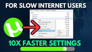 How To Speed uTorrent Download with Slow Internet by 10x Faster Download Settings (2024)