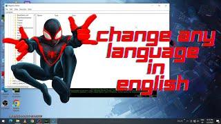 Any PC Game language You Can Change in English #setting #technology #trick