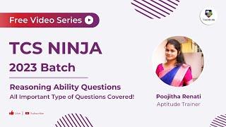 TCS Ninja Reasoning Ability Questions |Last Minute Preparation | TCS NQT Reasoning Ability Questions