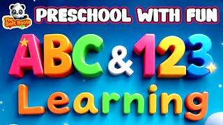 Preschool Learning activities for 3 year olds at home | Learn ABC Phonics Shapes Numbers Colors 