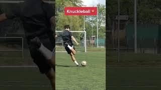 Curve  or Knuckleball  #shorts #footballskills #footballskills#neymar