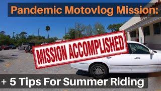 Pandemic MotoVlog Mission: Find Trash Bags - Plus 5 Tips for Summer Riding!