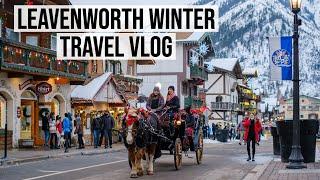 A Snowy Weekend in Leavenworth, Lake Chelan and Wenatchee, Washington - Winter Travel Vlog