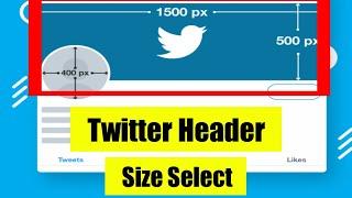 How to Choose Twitter Header Size Image || Select Width & Height Crop in PicsArt