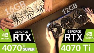 RTX 4070 TI SUPER vs RTX 4070 TI Review | Geforce RTX 4070 TI Super Zotac Gaming