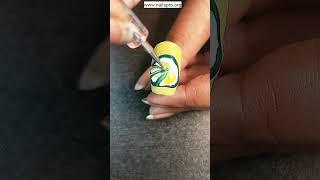 Nails Art Design 2023 Yellow Marble #nailartdesigns #nailsart #nailspro #marblenailsart