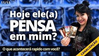 TAROT - LIVE: Ele(a) pensa em mim Hoje? ️ 11/11 segunda (Sua semana como será? portal 11/11)