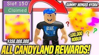 I BOUGHT ALL 150 CANDY REWARD SLOTS AND GOT THE TIER 150 PET IN BUBBLE GUM SIMULATOR!! (Roblox)