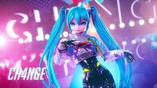 「4K 60 fps」CH4NGE feat. Kafu (dancer - Hatsune Miku) | Giga | MikuMikuDance (MMD) MV