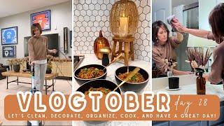 VLOGTOBER 2024 | COZY FALL | EASY FALL DECOR | EASY FALL RECIPES | FALL CLEAN WITH ME | COZY AUTUMN