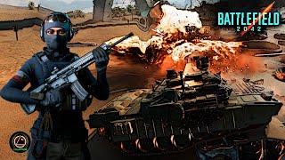 Battlefield 2042 tank gameplay (99 kill streak) - BF2042 M1A5 Abrams