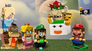 Mario ate Bowser's cursed Birthday cake! Who will save him? Lego vs Original