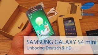 Samsung Galaxy S4 mini Unboxing deutsch FullHD