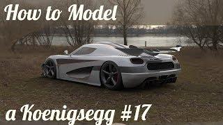 3D Car Modeling Tutorial pt.17 | Koenigsegg One:1 | Windows and Aero