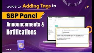 Guide to Inserting Tags in Announcements & Notifications for SBP Panel | @whmcssmarters2253