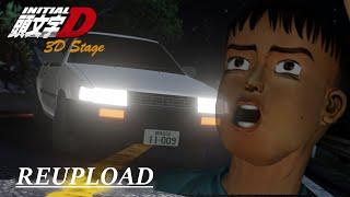 [ 頭文字D Blender] AE85 Impromptu Race - Takumi races in AE85 - Initial D Blender Cinematic - REUPLOAD