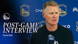 Steve Kerr Recaps Warriors Loss to Clippers | Nov. 18, 2024