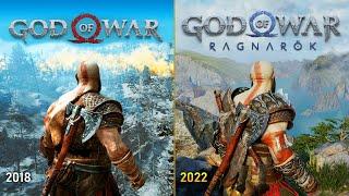 God of War vs God of War Ragnarok | Physics and Details Comparison