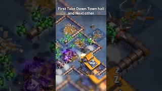 First Taken Town Hall||Clash of clan||#shorts #coc #clashofclans