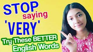 Stop Saying Very - Learn smart words | English Study with Shweta chauhan