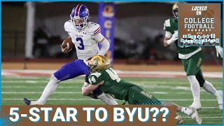 HUGE UPDATE: 5-star QB Ryder Lyons PICKING soon, BYU Cougars would be bigger than USC or Oregon