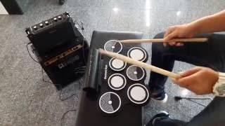 Review silicon drum pad konix w759