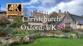 [4K Walking Tour] Autumn in Christchurch Meadows, Oxford