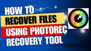 How to recover files with different formats using PhotoRec software.