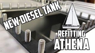Sail Life - The new diesel tank & back in the engine compartment - diy sailboat refit