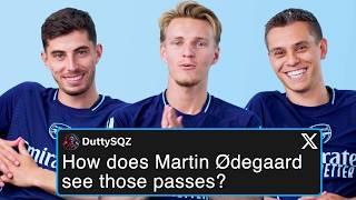 Arsenal’s Kai Havertz, Martin Ødegaard & Leandro Trossard Reply to Fans Online | Actually Us