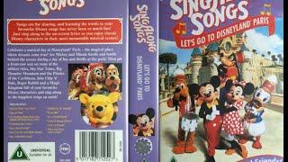 Sing Along Songs - Let's Go to Disneyland Paris [UK VHS] (1996)