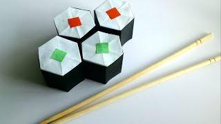 DIY Origami Sushi Rolls - Paper Sushi Rolls.