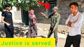 Soldier breaks up fight between homeless boy and girl
