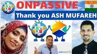 #ONPSSIVE | O THANK YOU genius ASH MUFAREH | Shaheen Hasan