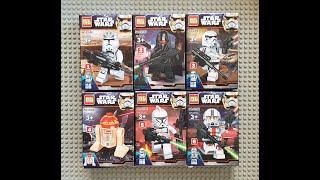 LEGO Star Wars Minifigures (Knock-Off) PinBa 1-6