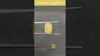 Yellow sapphire WT:7.58CT C.No.86221